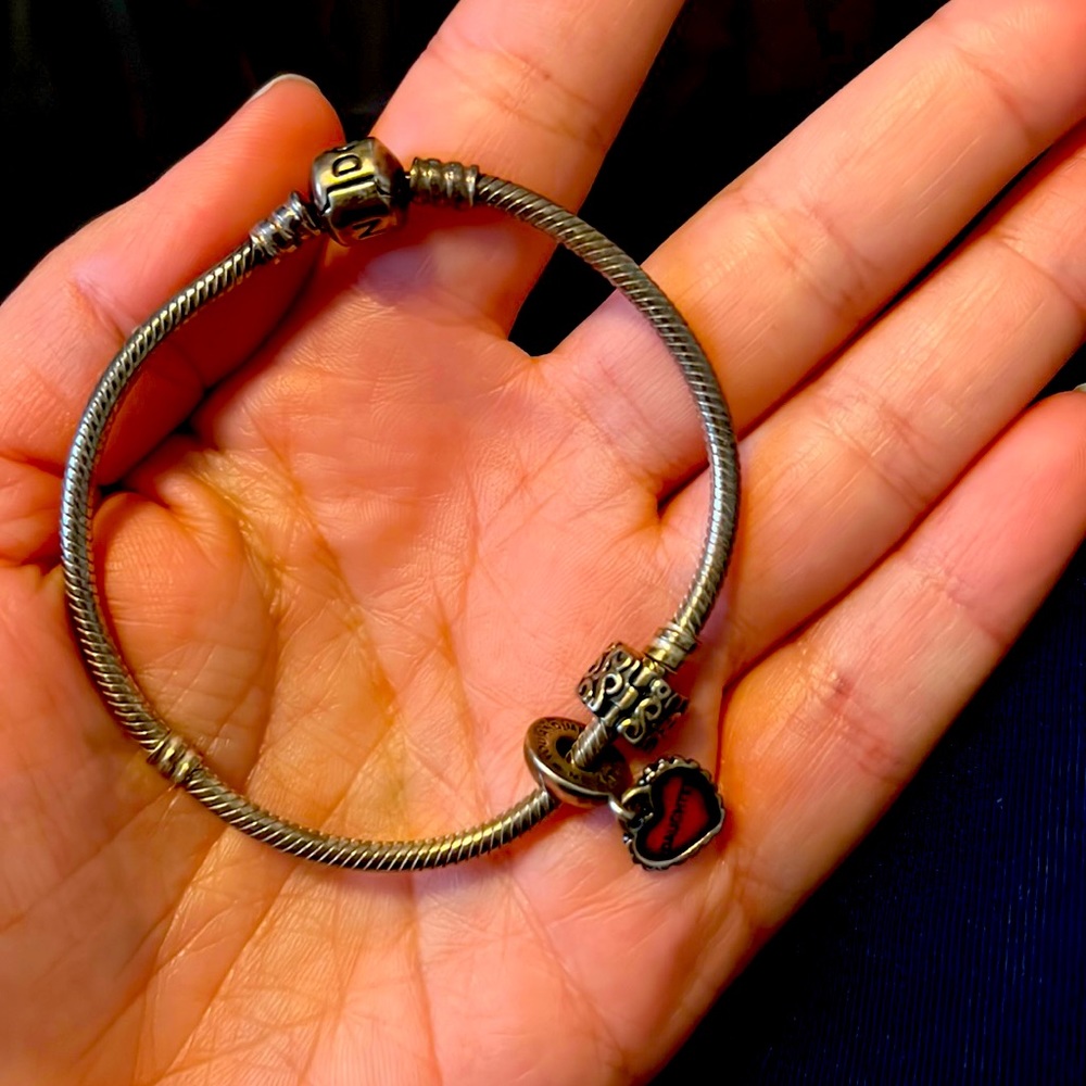 Pandora with daughter charm